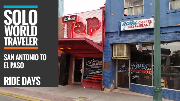 San Antonio to El Paso, Texas