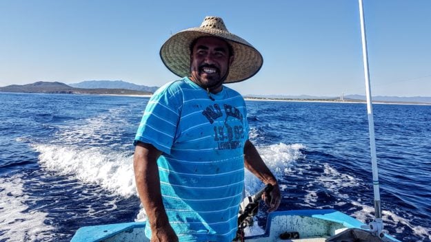 Our Captain Our Captain onboard our fishing boat