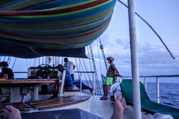 The Stahlratte from Panama to Cartagena, Colombia
