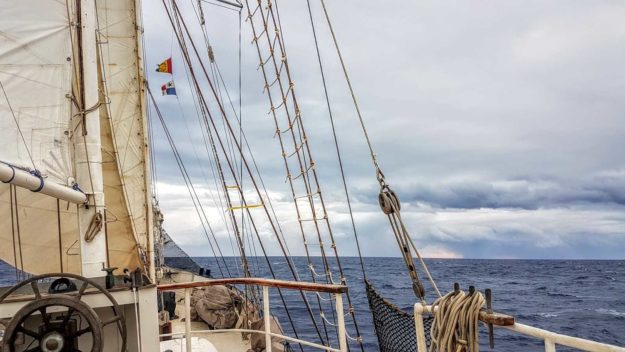 The Stahlratte from Panama to Cartagena, Colombia