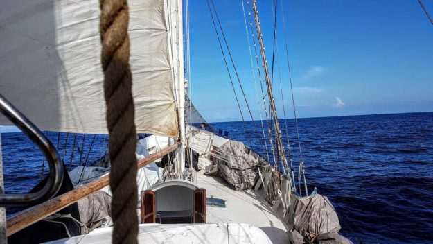 The Stahlratte from Panama to Cartagena, Colombia