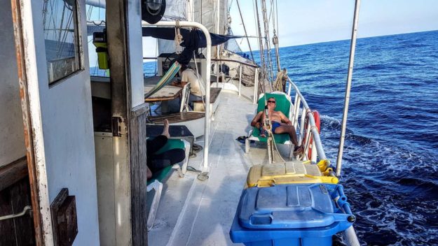 The Stahlratte from Panama to Cartagena, Colombia