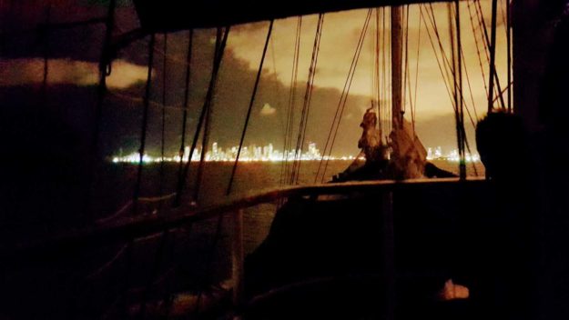 The Stahlratte from Panama to Cartagena, Colombia