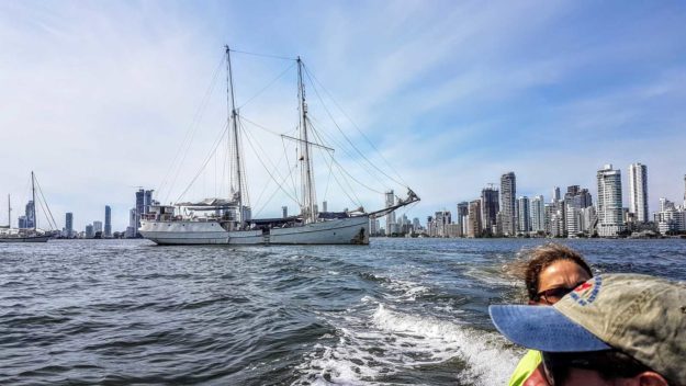 The Stahlratte from Panama to Cartagena, Colombia