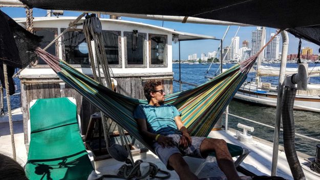 The Stahlratte from Panama to Cartagena, Colombia