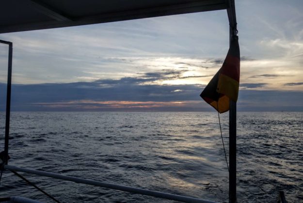 The Stahlratte from Panama to Cartagena, Colombia