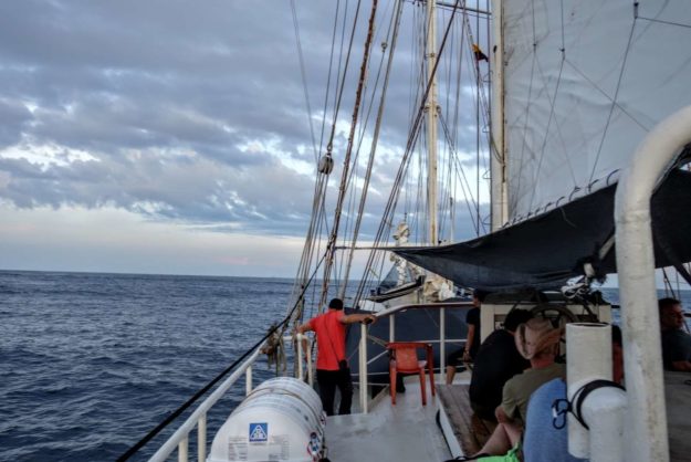 The Stahlratte from Panama to Cartagena, Colombia