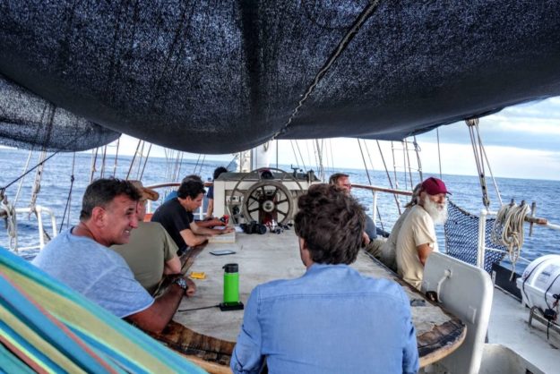 The Stahlratte from Panama to Cartagena, Colombia