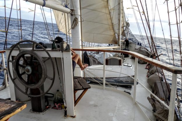 The Stahlratte from Panama to Cartagena, Colombia