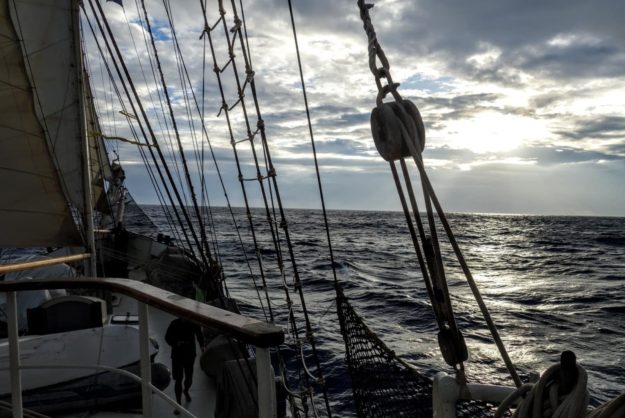 The Stahlratte from Panama to Cartagena, Colombia