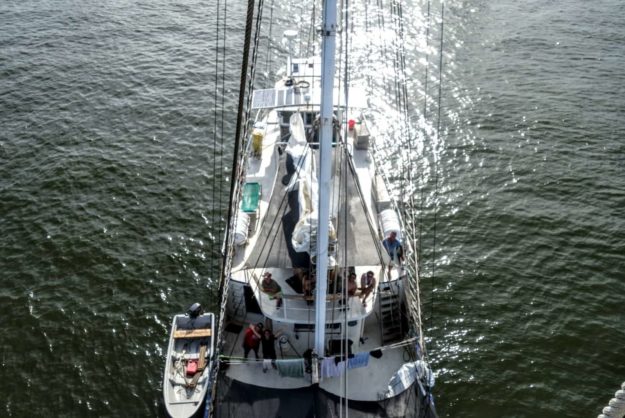 The Stahlratte from Panama to Cartagena, Colombia