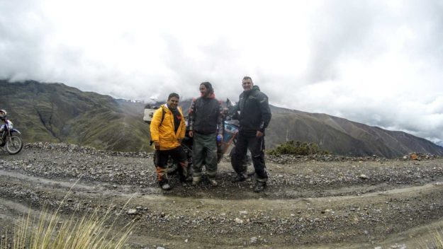 Tito, Chris and Myself on the way to North Yungas Road - The Death Road, Bolivia