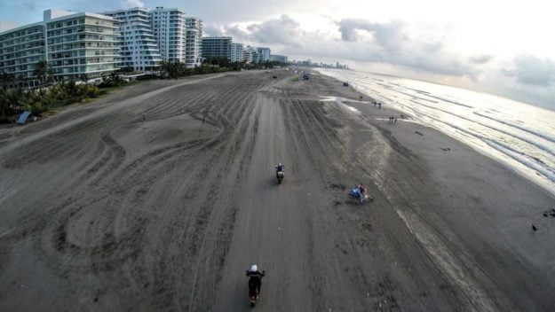 Testing the AirDog Drone out in Cartagena.