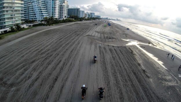 Testing the AirDog Drone out in Cartagena.