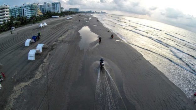 Testing the AirDog Drone out in Cartagena.