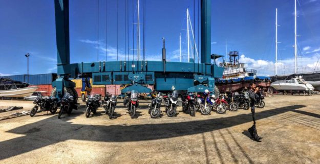 Getting our Bikes off the Stahlratte
