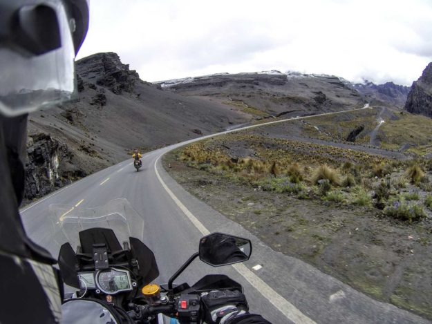 On the way to Yungas Road - The Death Road Bolivia by Motorbike
