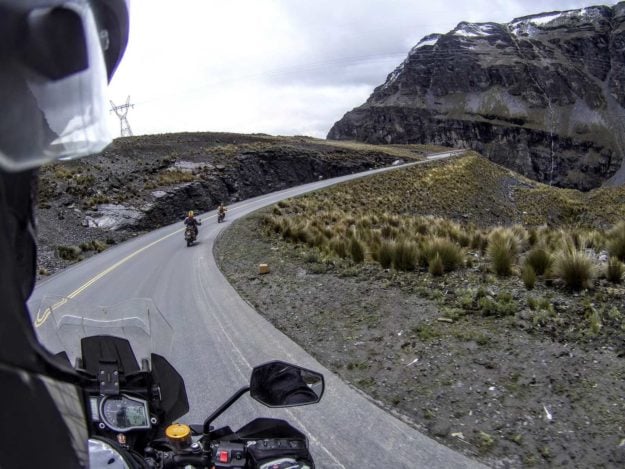 On the way to Yungas Road - The Death Road Bolivia by Motorbike