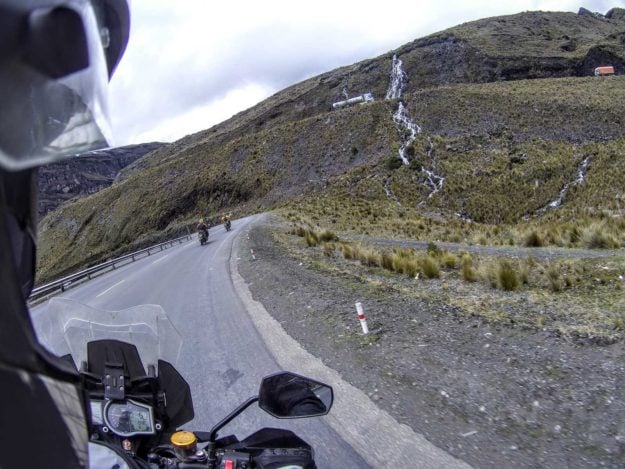 On the way to Yungas Road - The Death Road Bolivia by Motorbike