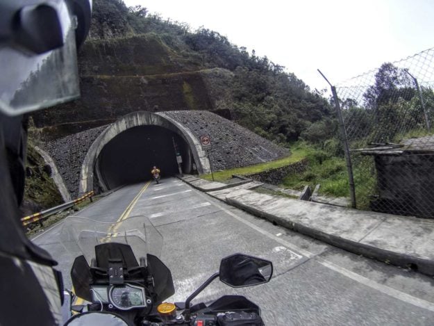 On the way back from Yungas Road - The Death Road Bolivia by Motorbike