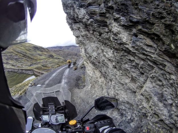 On the way to Yungas Road - The Death Road Bolivia by Motorbike