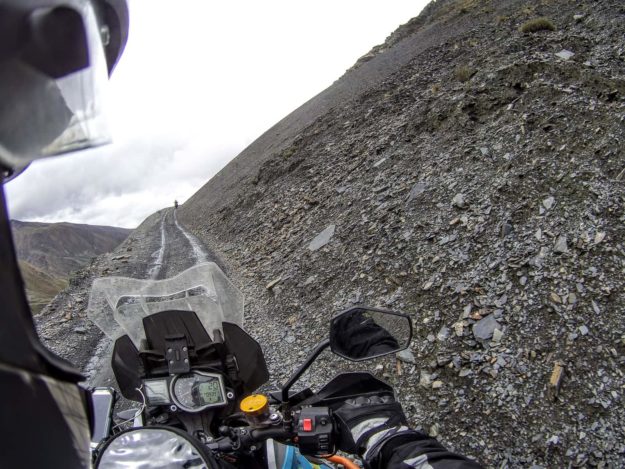 On the way to Yungas Road - The Death Road Bolivia by Motorbike