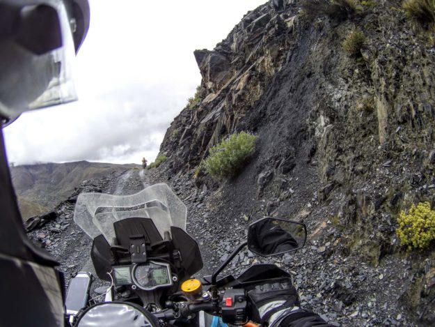 On the way to Yungas Road - The Death Road Bolivia by Motorbike