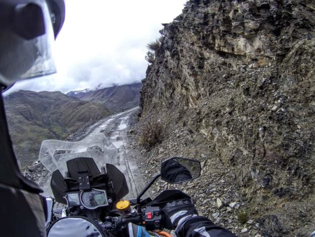 On the way to Yungas Road - The Death Road Bolivia by Motorbike