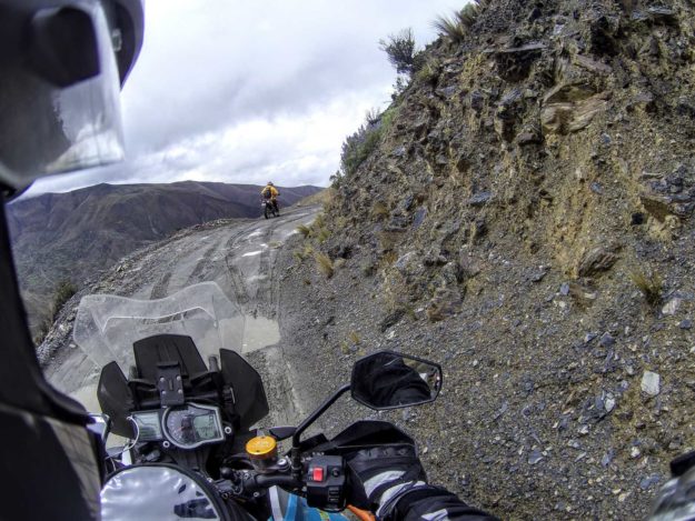 On the way to Yungas Road - The Death Road Bolivia by Motorbike
