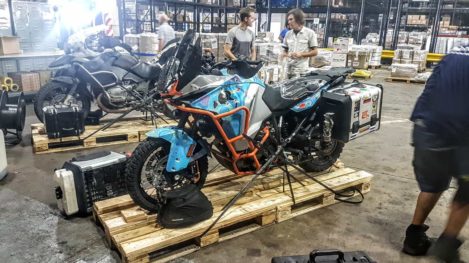 Shipping Motorbike back to USA with Dakar Motos